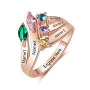925 Sterling Silver Birthstone Ring