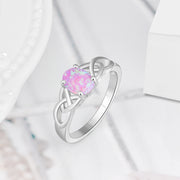 Fashion 925 Sterling Silver Opal Ring