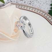 Personalized CZ Promise  Ring