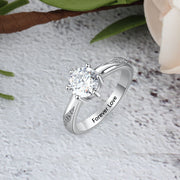 Personalized CZ Promise  Ring