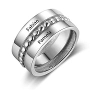 Fashion Rhodium Plated Ring