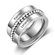 Fashion Rhodium Plated Ring
