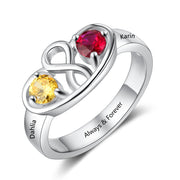 925 Sterling Silver Infinity Rings