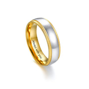Personalized Stainless Steel Couple Ring