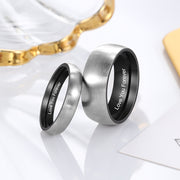 4mm Personalized Stainless Steel Ring