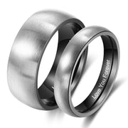 4mm Personalized Stainless Steel Ring