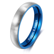 4mm Personalized Stainless Steel Ring