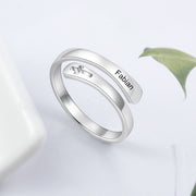 Engraved Stainless Steel Opening Ring