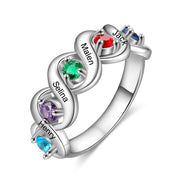 Rhodium plated Custom Ring
