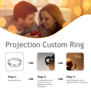 Personalized S925 silver Projection Custom Ring