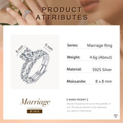 Moissanite S925 Silver Ring