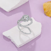 Moissanite S925 Silver Couple Ring