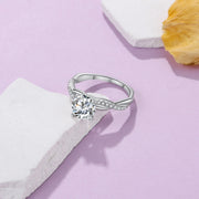 925 Sterling Silver Crystal Zirconia Rings