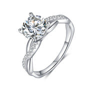 925 Sterling Silver Crystal Zirconia Rings