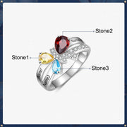 925 Sterling Silver Butterfly CZ Women Ring