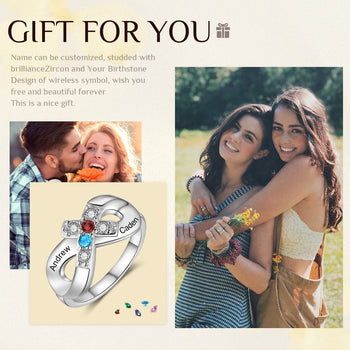 Personalized Cross Ring