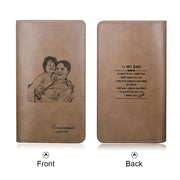 PU Leather Custom Photo Wallet